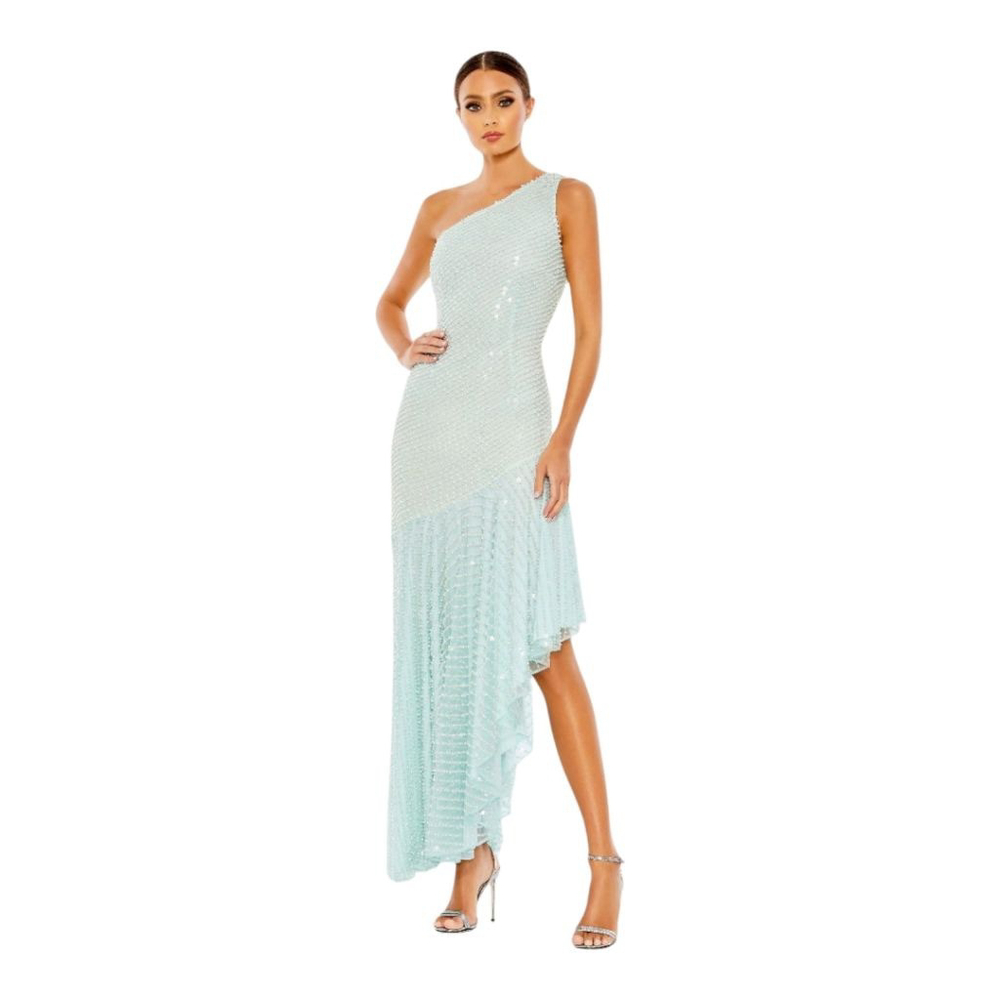 A Mac Duggal Elegance‼️Elegant One-Shoulder Dress